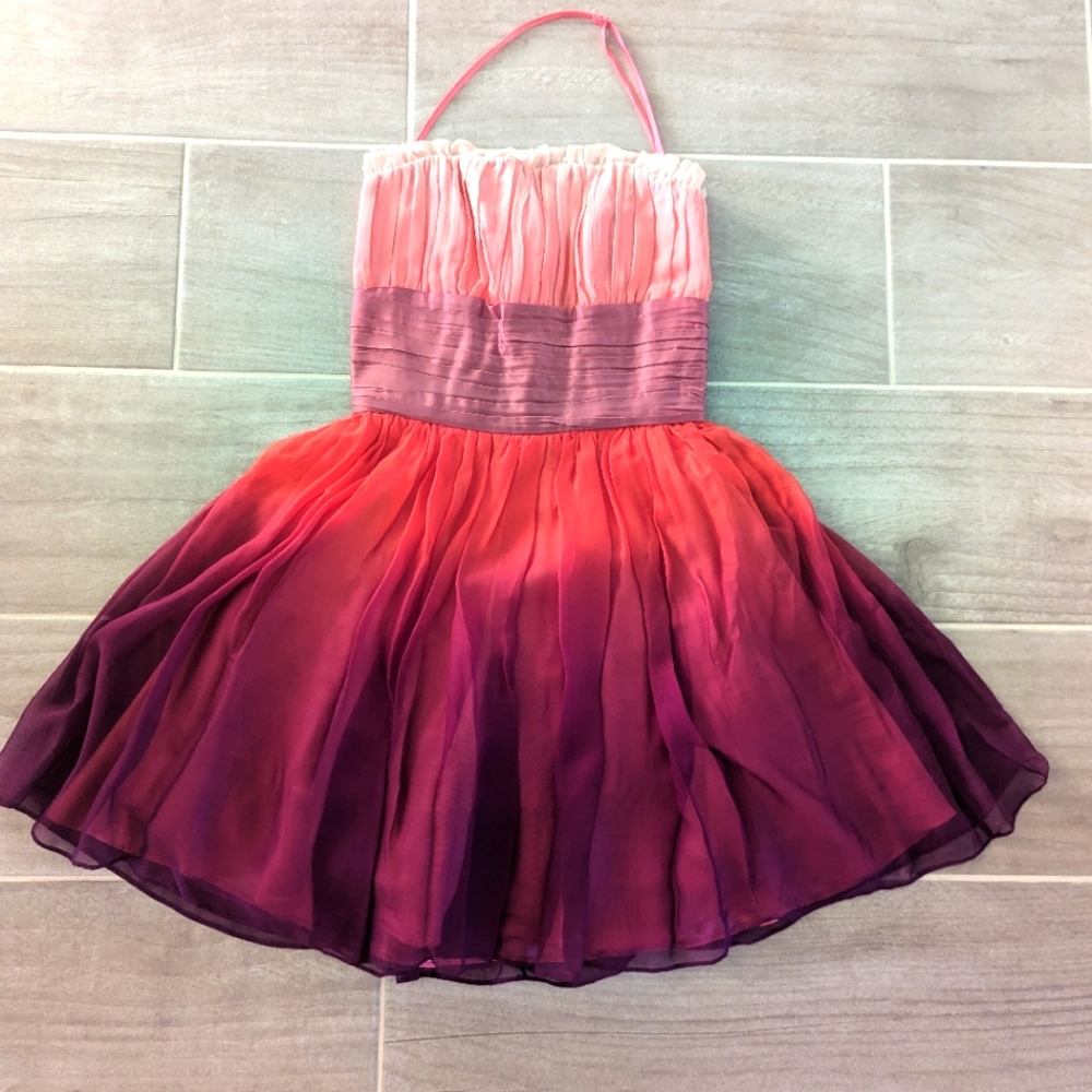 Vintage Betsey Johnson Evening pink mini tulle dress 2/XS